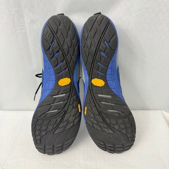Merrell Trail Glove Olympia Shoes Mens 11 Blue Vibram Barefoot Running